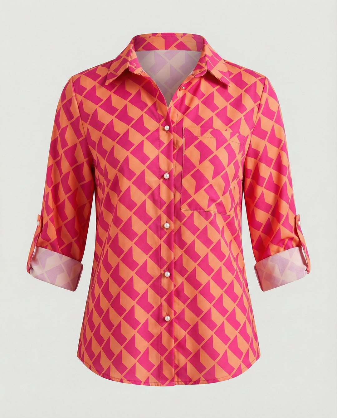 Echoarchiv | Bluse mit Umlegekragen