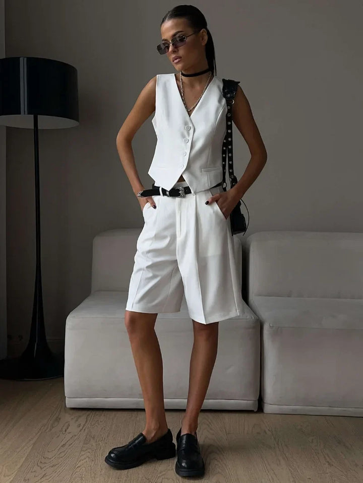 Echoarchiv | Sommer-Weste und Shorts Set
