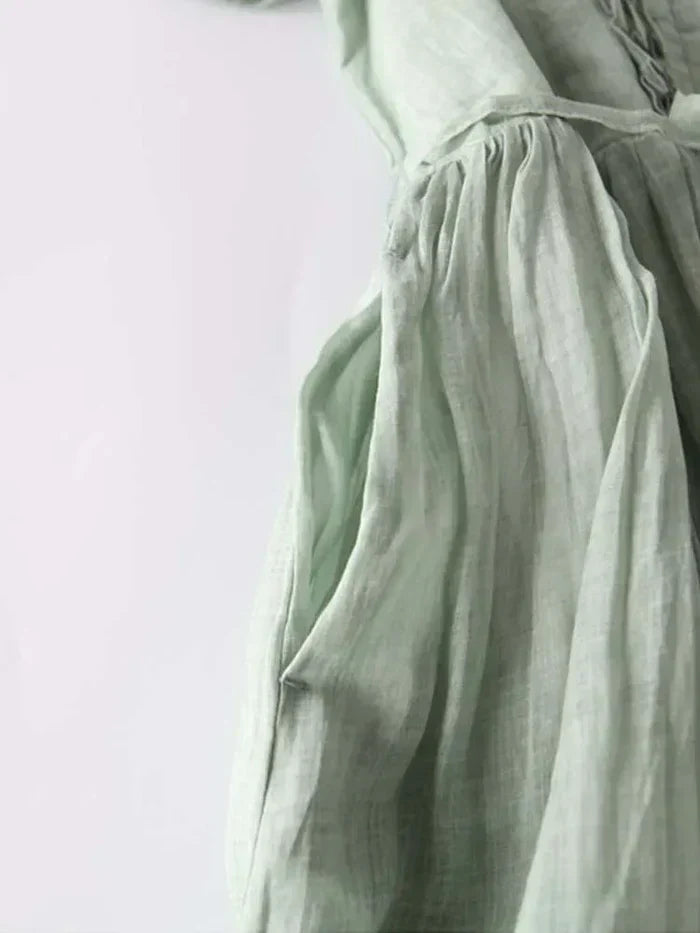 Echoarchiv | Amaya Elegantes Leinenkleid