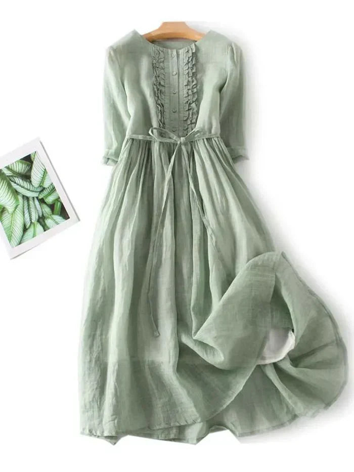 Echoarchiv | Elegantes Leinenkleid