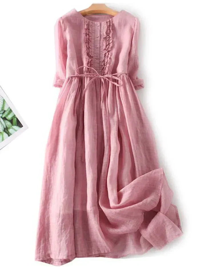 Echoarchiv | Elegantes Leinenkleid