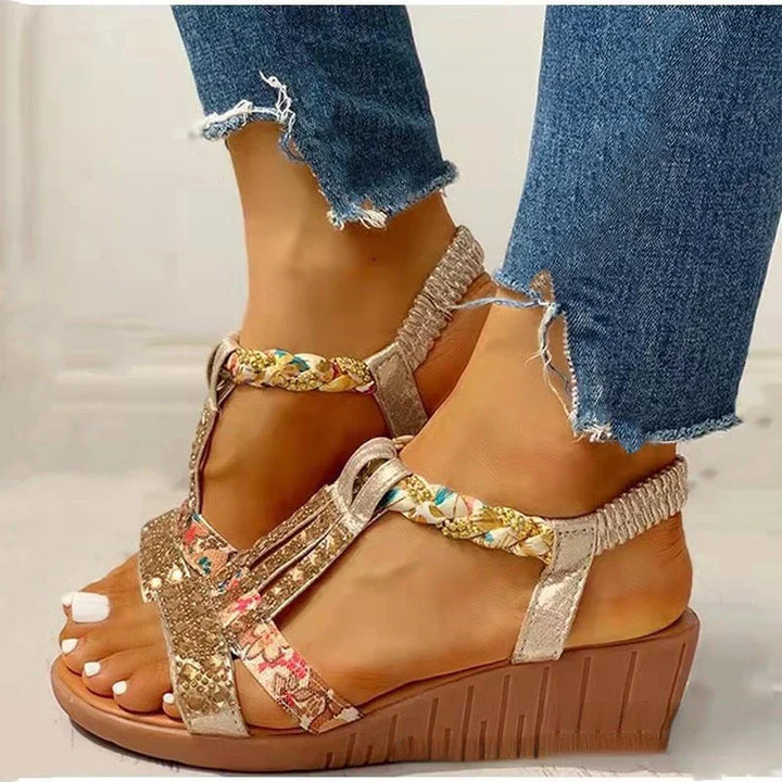 Echoarchiv | Orthopädische Damen-Keilsandalen