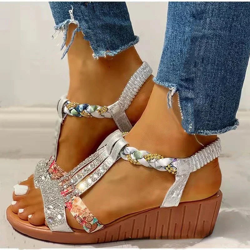 Echoarchiv | Orthopädische Damen-Keilsandalen
