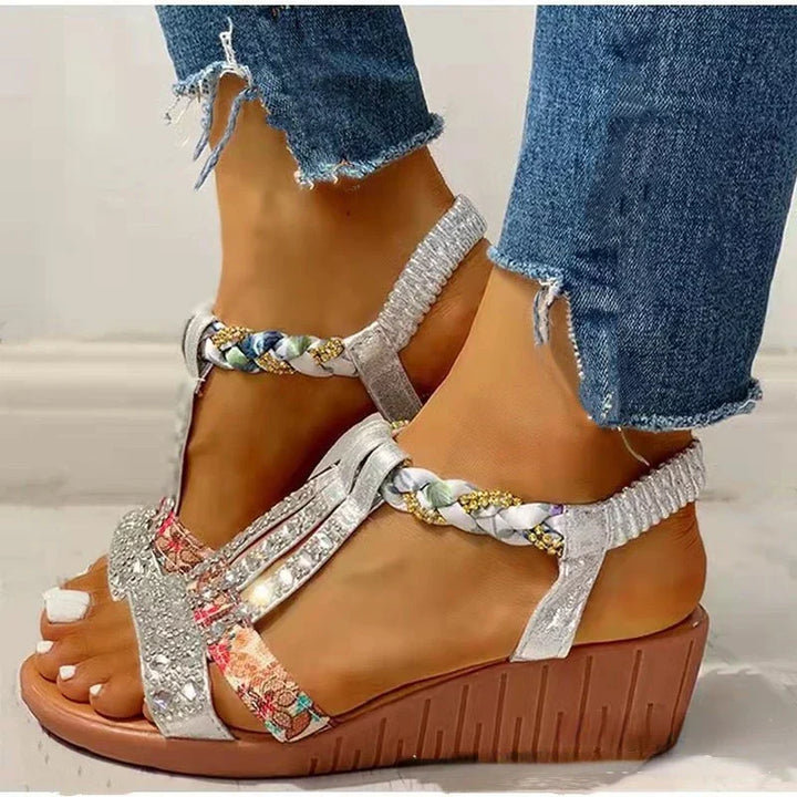 Echoarchiv | Orthopädische Damen-Keilsandalen