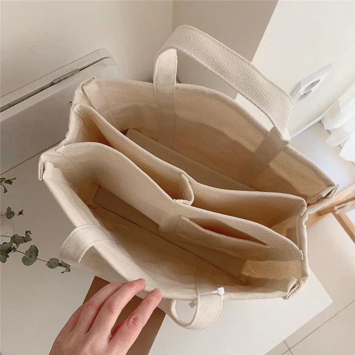Echoarchiv - Canvas-Tasche mit Mehrfachfächern