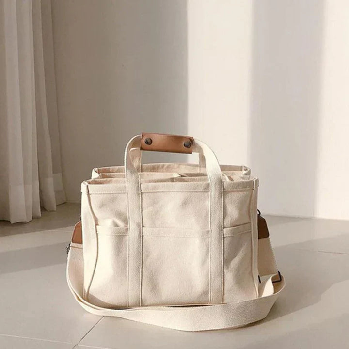 Echoarchiv - Canvas-Tasche mit Mehrfachfächern