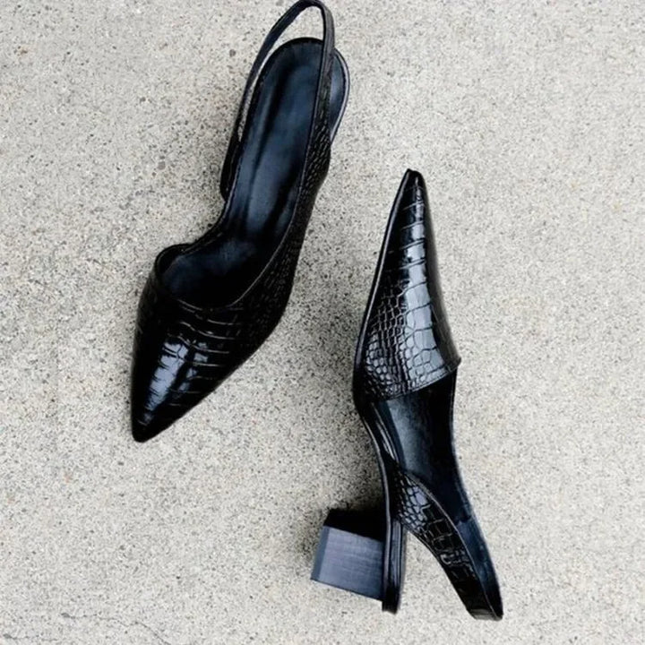 Echoarchiv | Lässige Rutschfest Spitze Zehe Slingback Schuhe