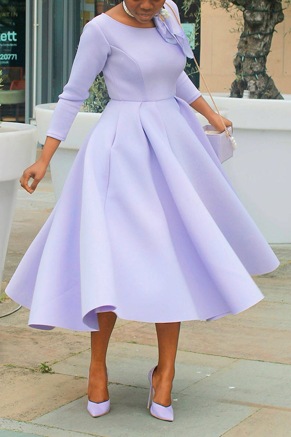 Echoarchiv | 3/4-Ärmel Swing-Kleid