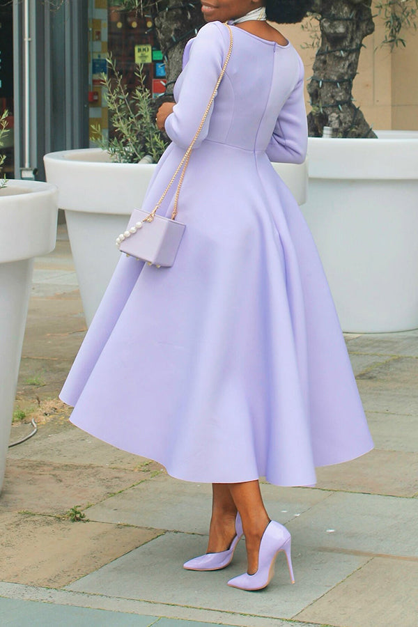 Echoarchiv | 3/4-Ärmel Swing-Kleid
