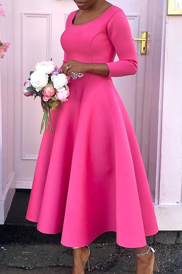 Echoarchiv | 3/4-Ärmel Swing-Kleid