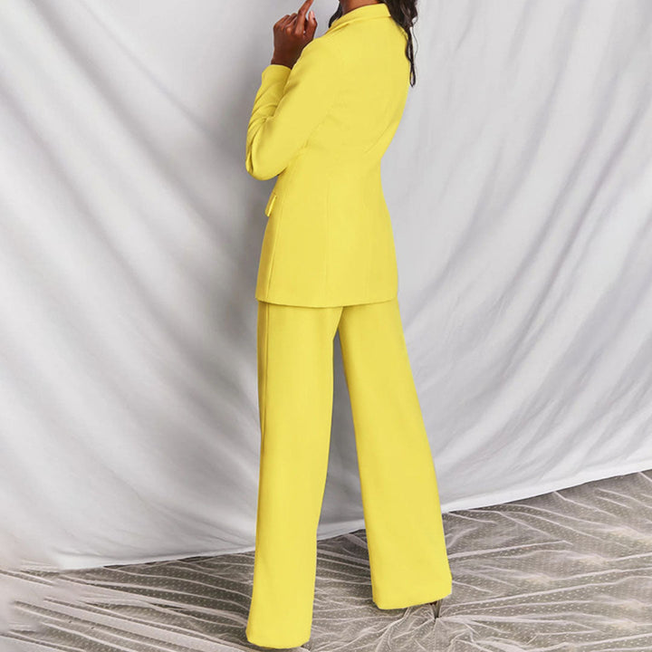 Echoarchiv | 2-Teilige Set Blazer & Weite Hose Damen