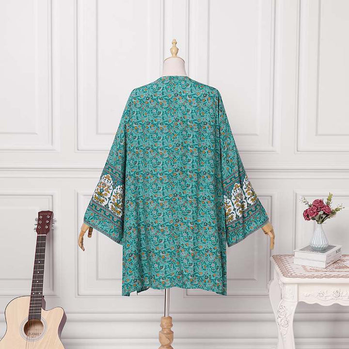 Echoarchiv | Boho-Kimono Ein Fröhlicher, Stilvoller Und Mittellanger Kimono!