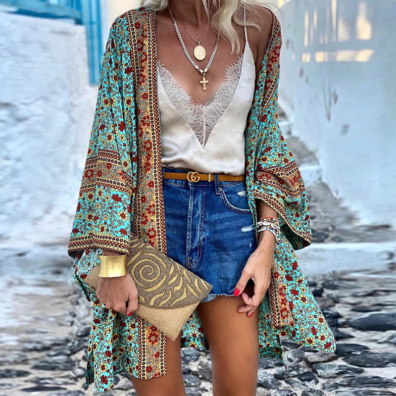 Echoarchiv | Boho-Kimono Ein Fröhlicher, Stilvoller Und Mittellanger Kimono!