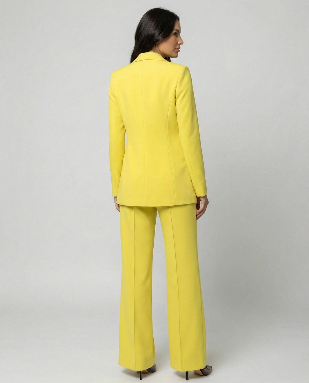 Echoarchiv | Damenanzug 2-teilig - Eleganter Blazer und Weite Hose Set