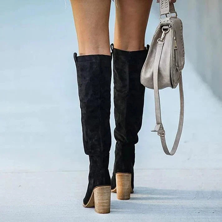 Echoarchiv | Frauen Kniefallende Stiefel