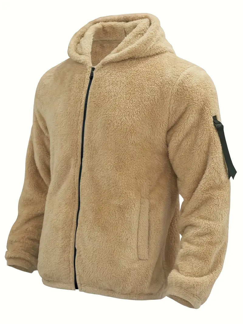 Echoarchiv Teddyjacke mit Reißverschluss für Männer