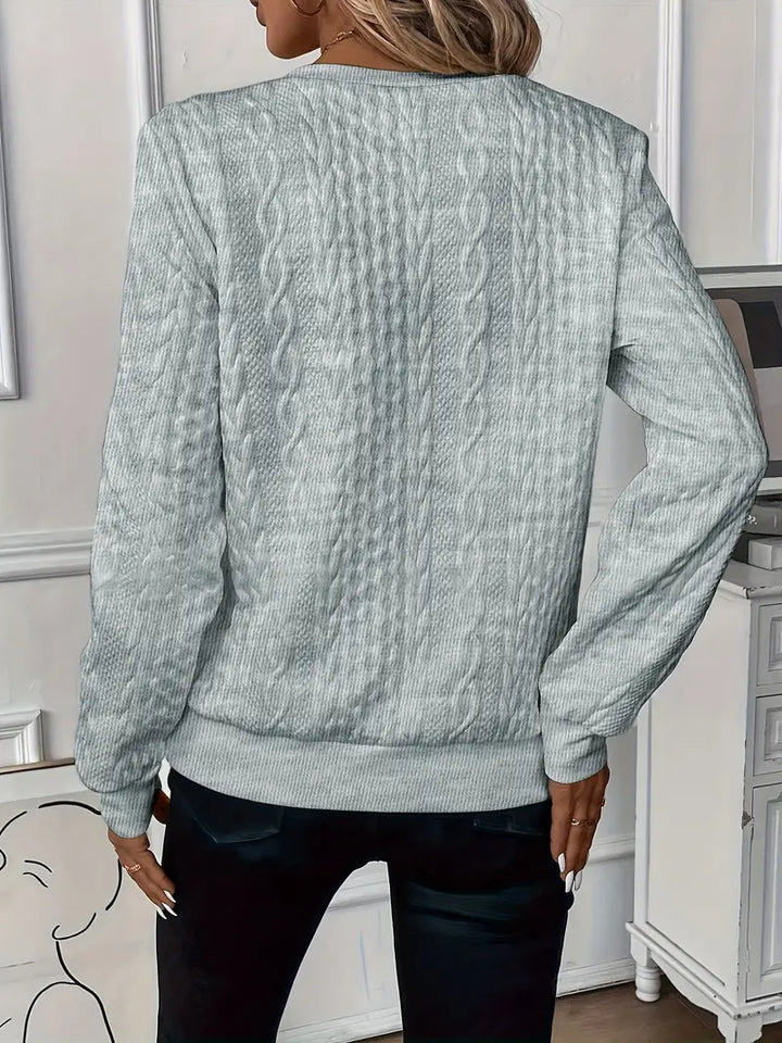 Echoarchiv | Eleganter Reißverschluss-Pullover für Komfort und Stil