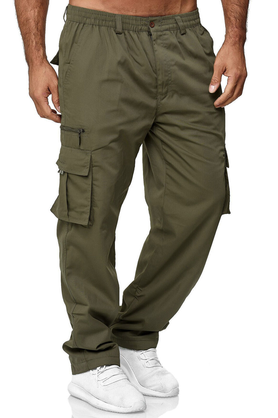 Echoarchiv | Bequeme Herren Cargo Hose mit Mehreren Taschen