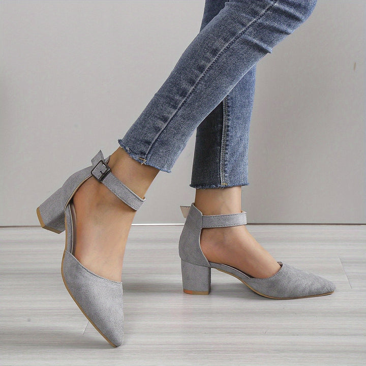 Echoarchiv | Damen Sandalen mit Blockabsatz Schnürung, mit Knöchelriemen, Elegant