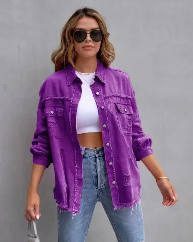 Echoarchiv | Damenbluse aus Denim