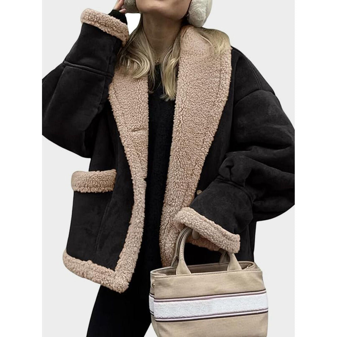 Damen Winterjacke Mit Kragen – Célinea