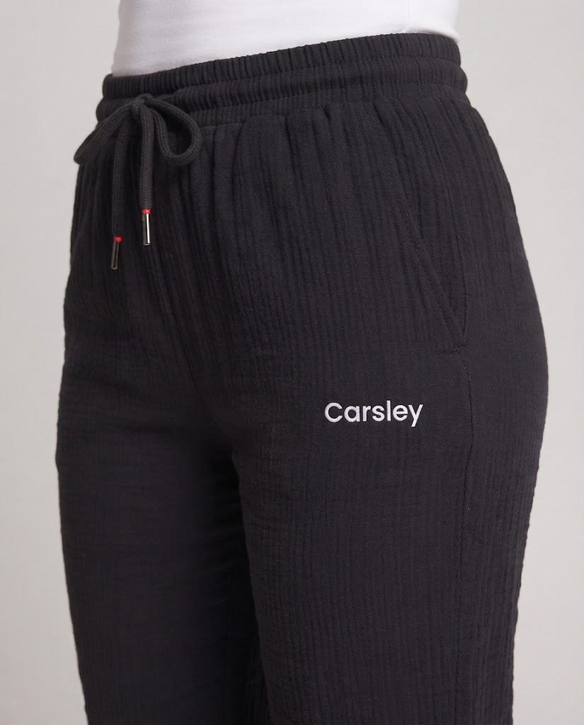 Damen Bequeme Freizeithose mit Lockerer Passform Echoarchiv