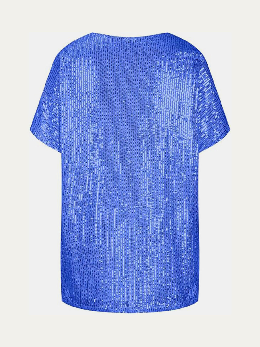 Echoarchiv | Top mit Kurzen Ärmeln und Paillettenkragen