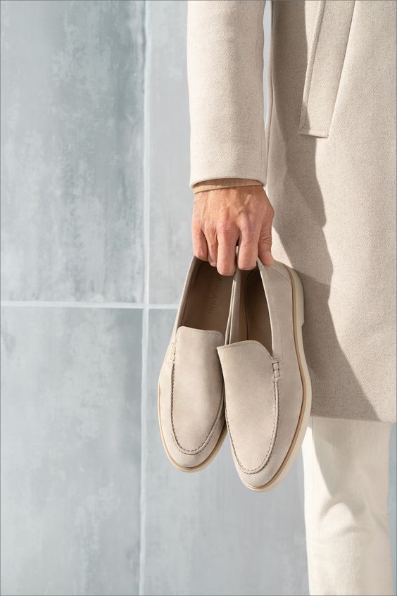 Echoarchiv | Hochwertige Herren Loafer Aus Wildleder