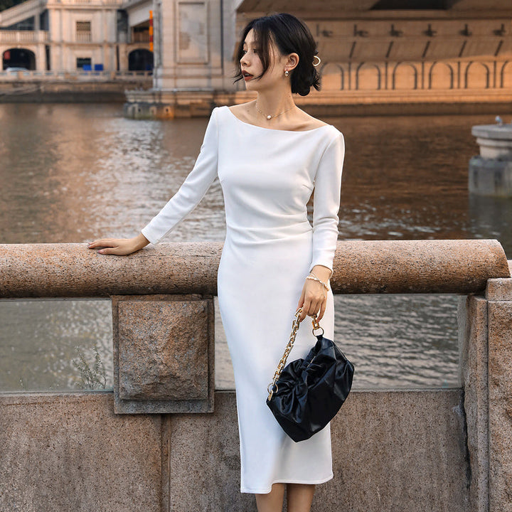 Frauen Neue Französisches Kleid – Élara