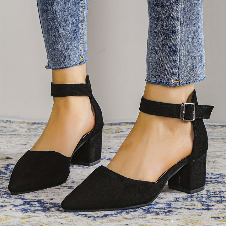 Echoarchiv | Damen Sandalen mit Blockabsatz Schnürung, mit Knöchelriemen, Elegant