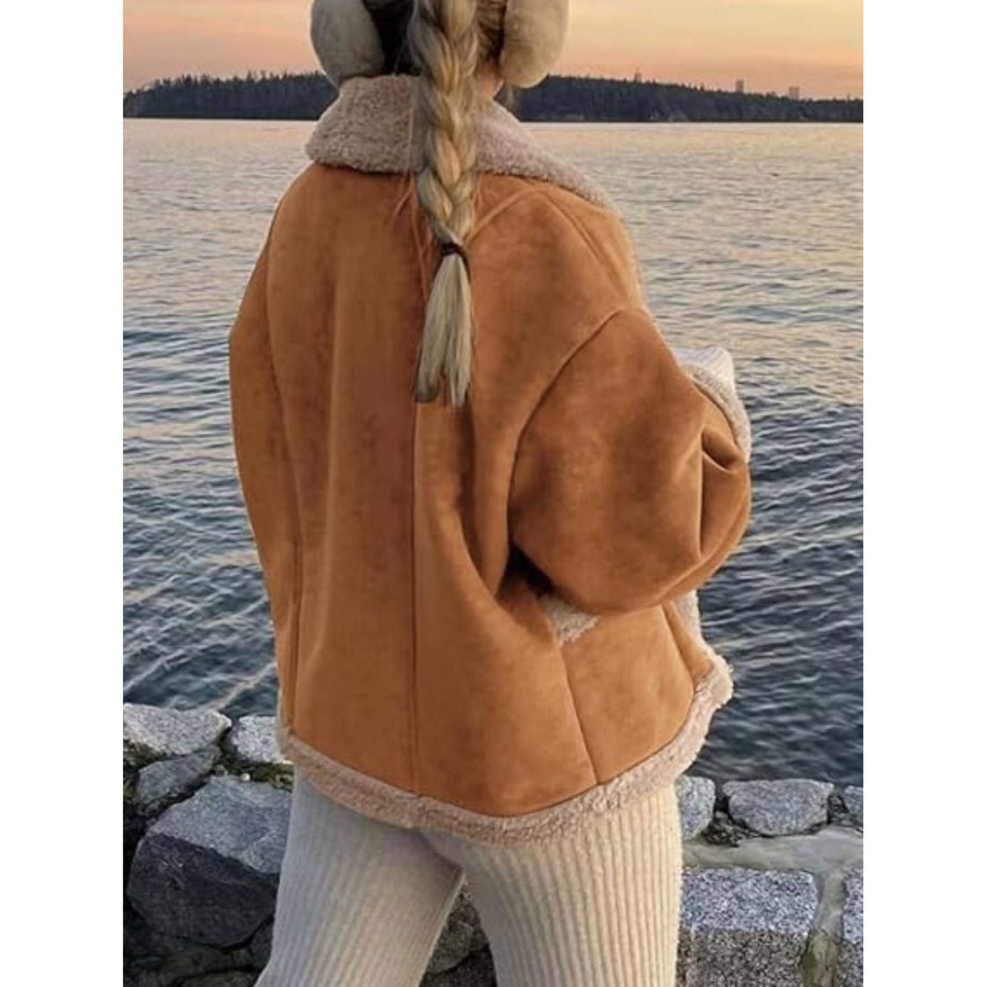 Damen Winterjacke Mit Kragen – Célinea