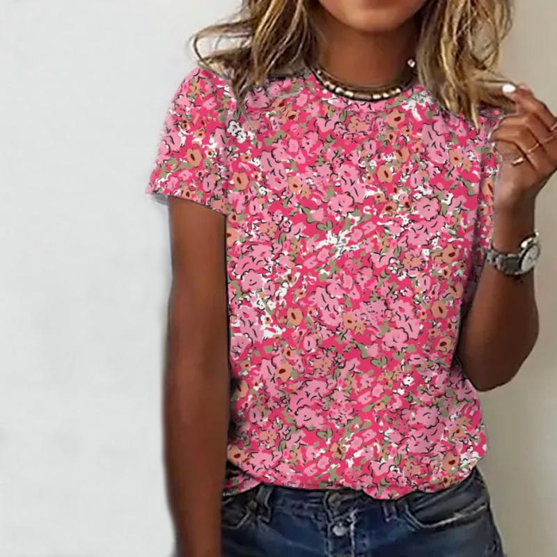 Echoarchiv | Lässiges Blumen T-shirt
