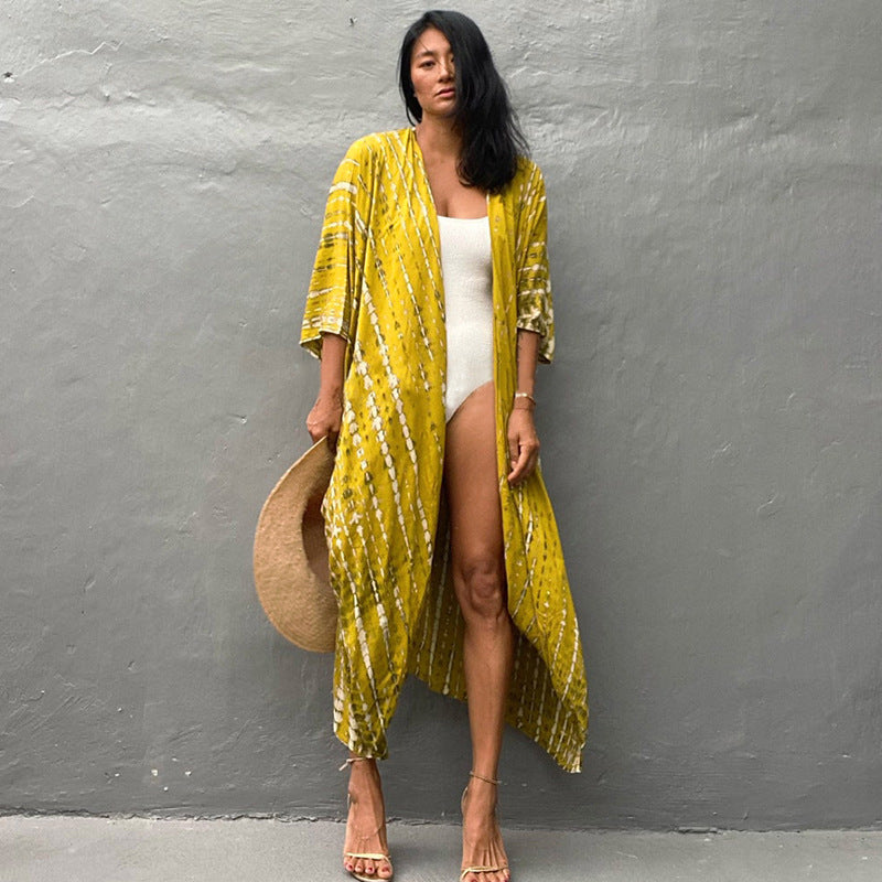 Echoarchiv | Glamouröse Sonnenschutz Resort Strandkleid Cover Up
