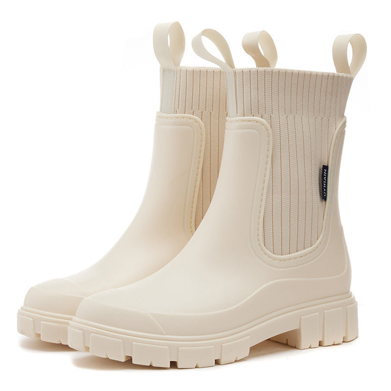 Echoarchiv | Gummistiefel - Wasserdicht mit Antirutschsohle, Perfekt für Regenwetter