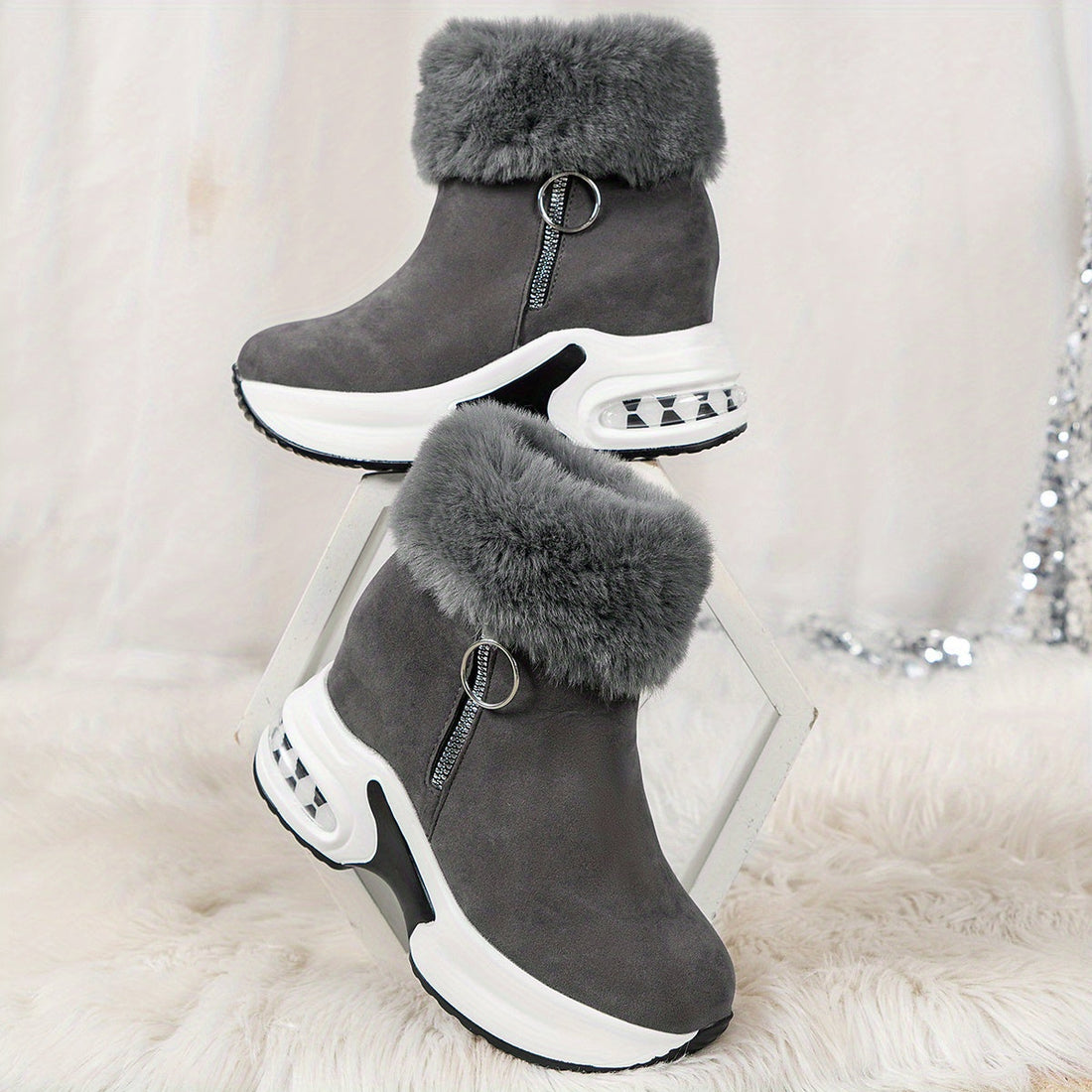 Komfortable Stiefel mit Seitenreißverschluss – Lioré
