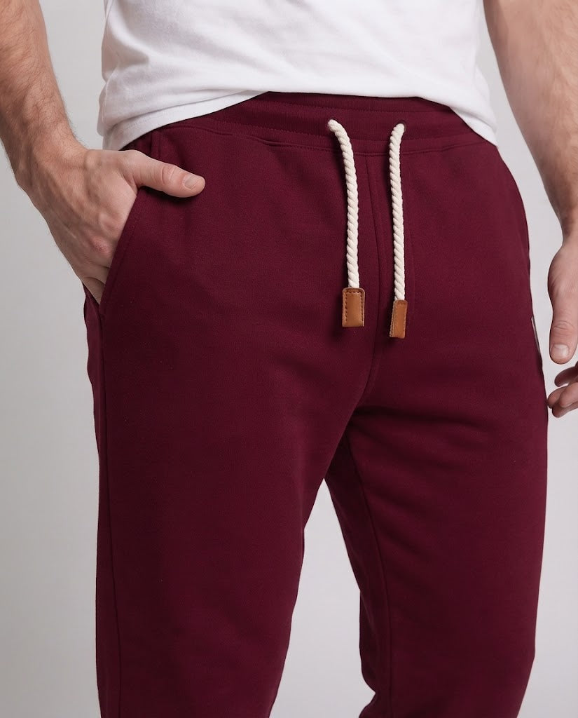 Herren Slim-Tapered Jogginghose mit elastischem Bund, Kordelzug und Rippbündchen Echo Archiv