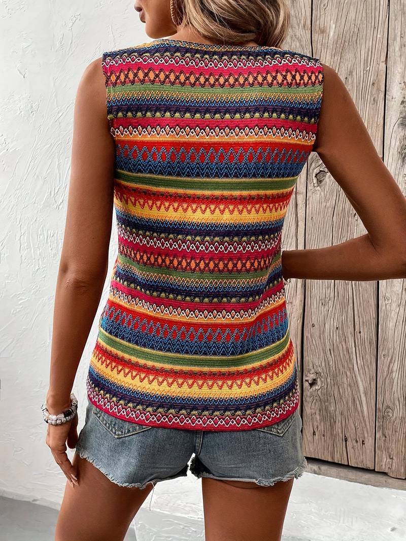 Echoarchiv | Bunt gestreiftes Tanktop