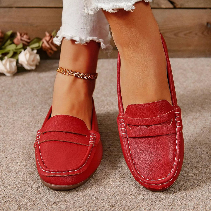 Echoarchiv | Gommino Flat Crossed Soft Sole Women
