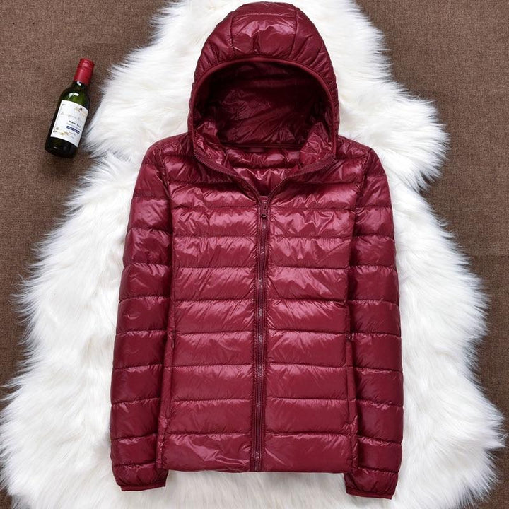 Echoarchiv | Daunenjacke mit Kapuze für Damen