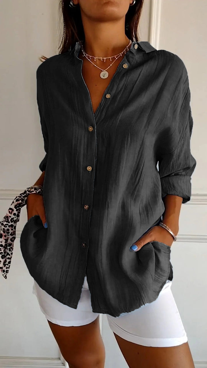 Glanzvolle Eleganz Bluse