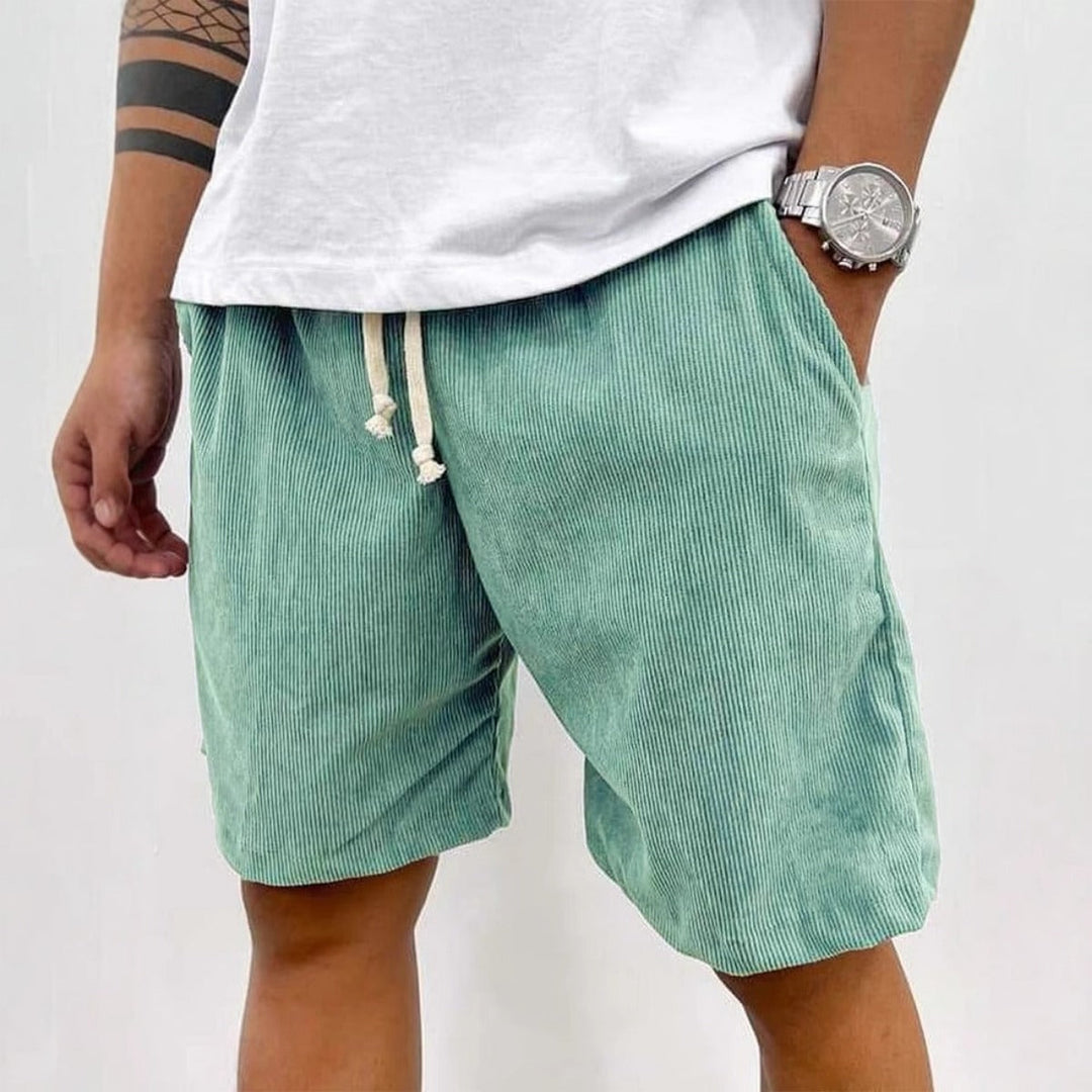 Echoarchiv | Herren Casual Kordelzug Cord Shorts