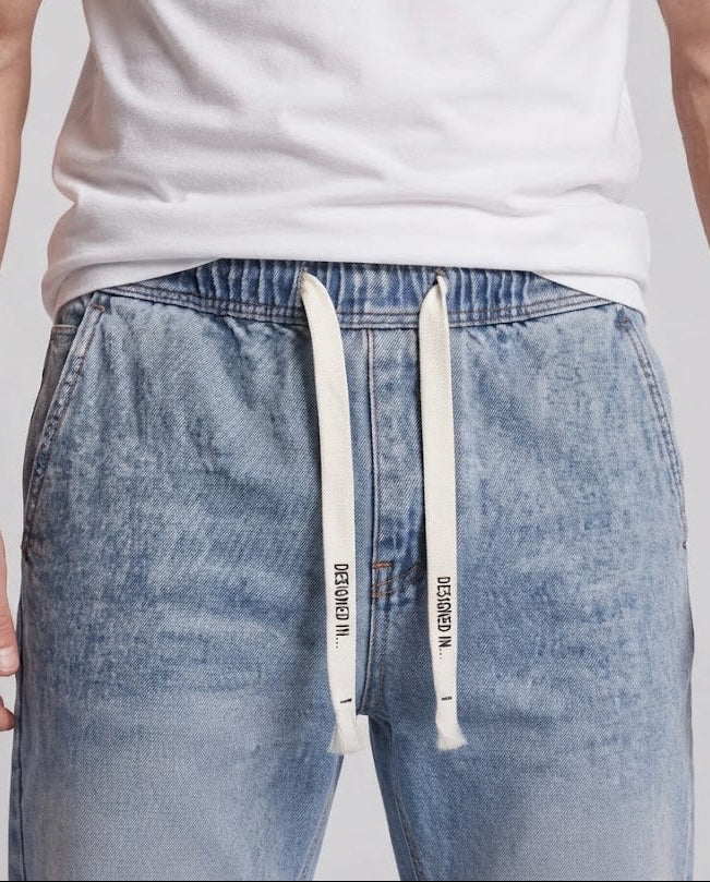 Herren Bequeme Lockere Denim-Hose Echoarchiv