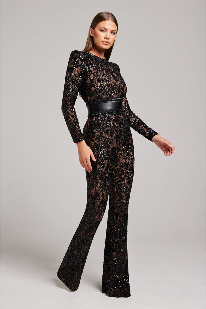 Echoarchiv | Spitzen-Eleganz Jumpsuit
