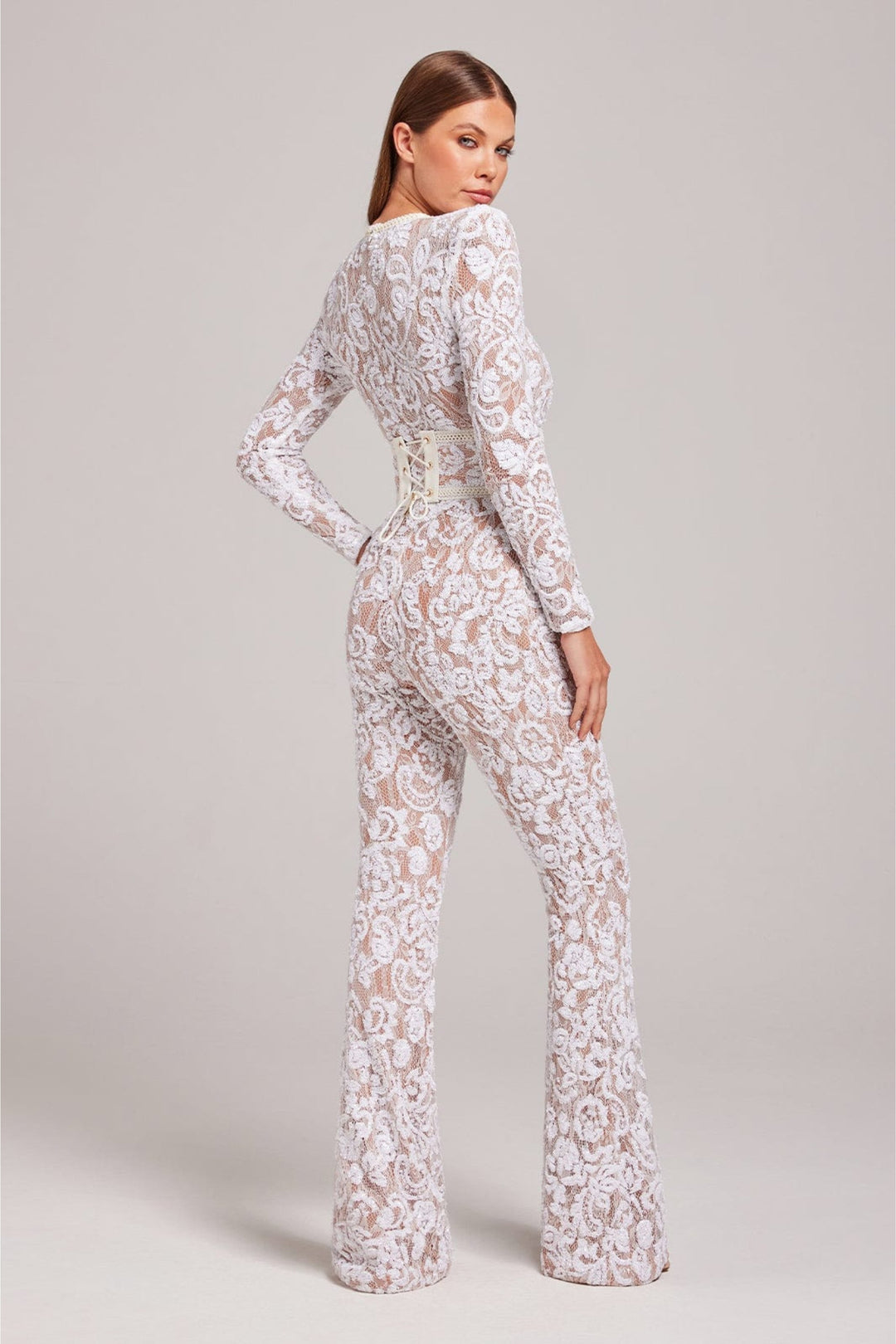 Echoarchiv | Spitzen-Eleganz Jumpsuit