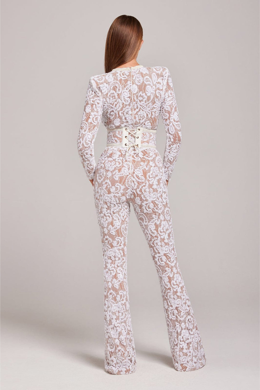 Echoarchiv | Spitzen-Eleganz Jumpsuit
