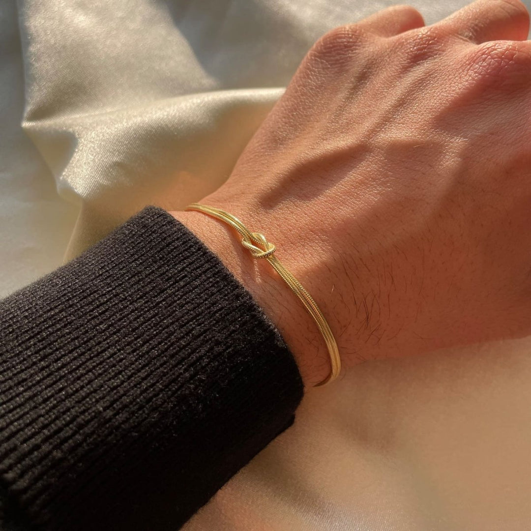 Echoarchiv | Elegantes LiEchoarchivesknoten Armband für Damen