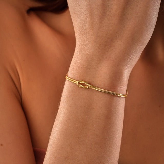 Echoarchiv | Elegantes LiEchoarchivesknoten Armband für Damen