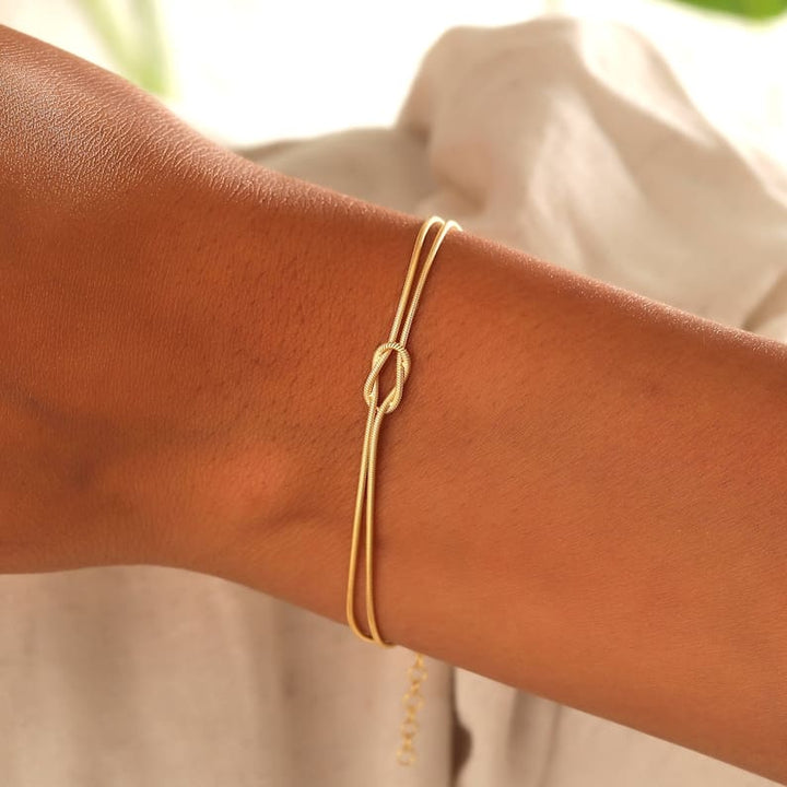 Echoarchiv | Elegantes LiEchoarchivesknoten Armband für Damen