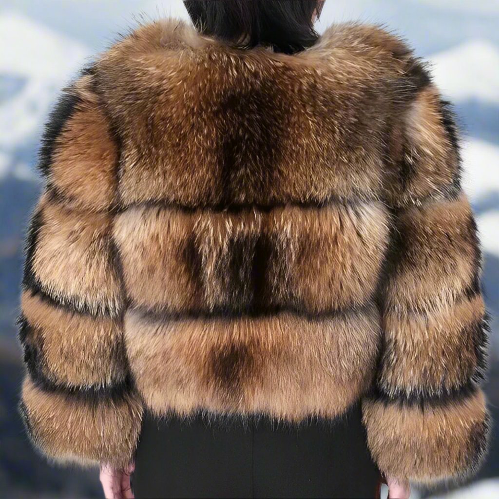 Echoarchiv | Dicke kurze Felljacke für Frauen