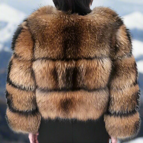 Echoarchiv | Dicke kurze Felljacke für Frauen